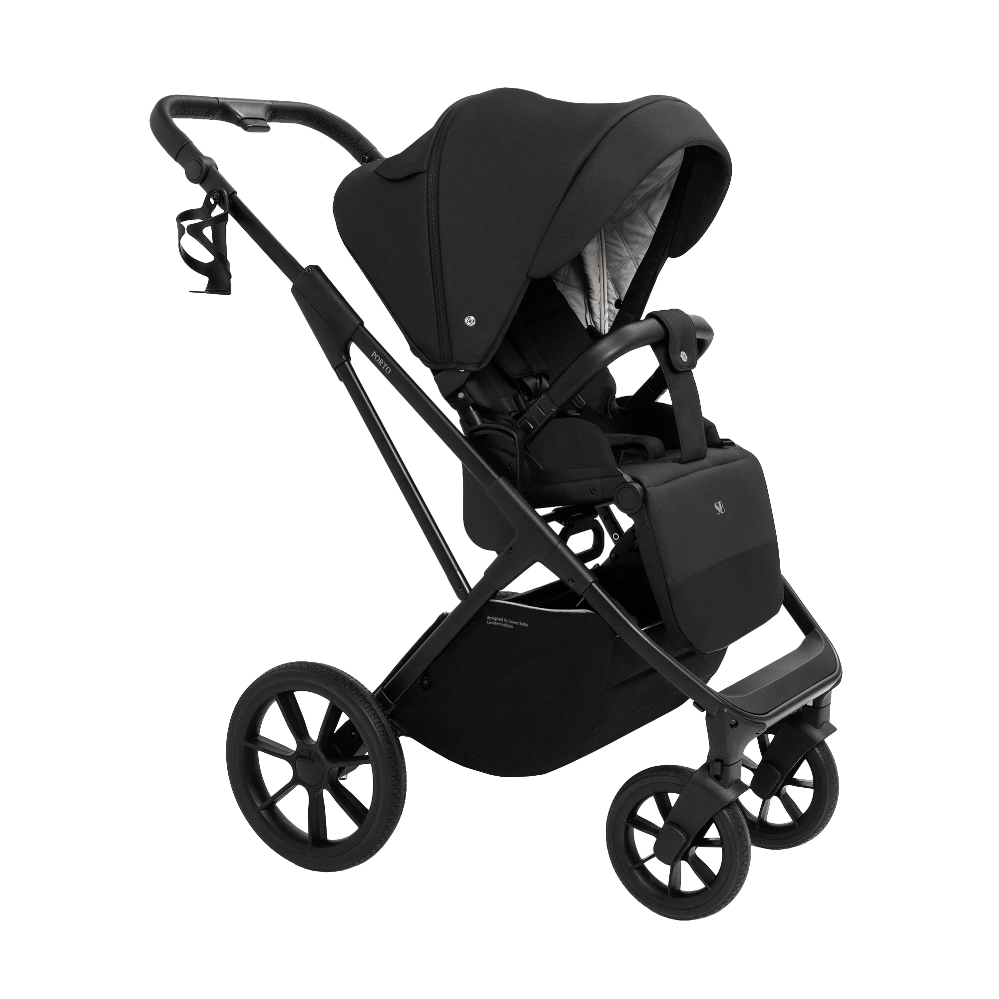 Коляска 2в1 Sweet Baby Porto Black черный - фото 23