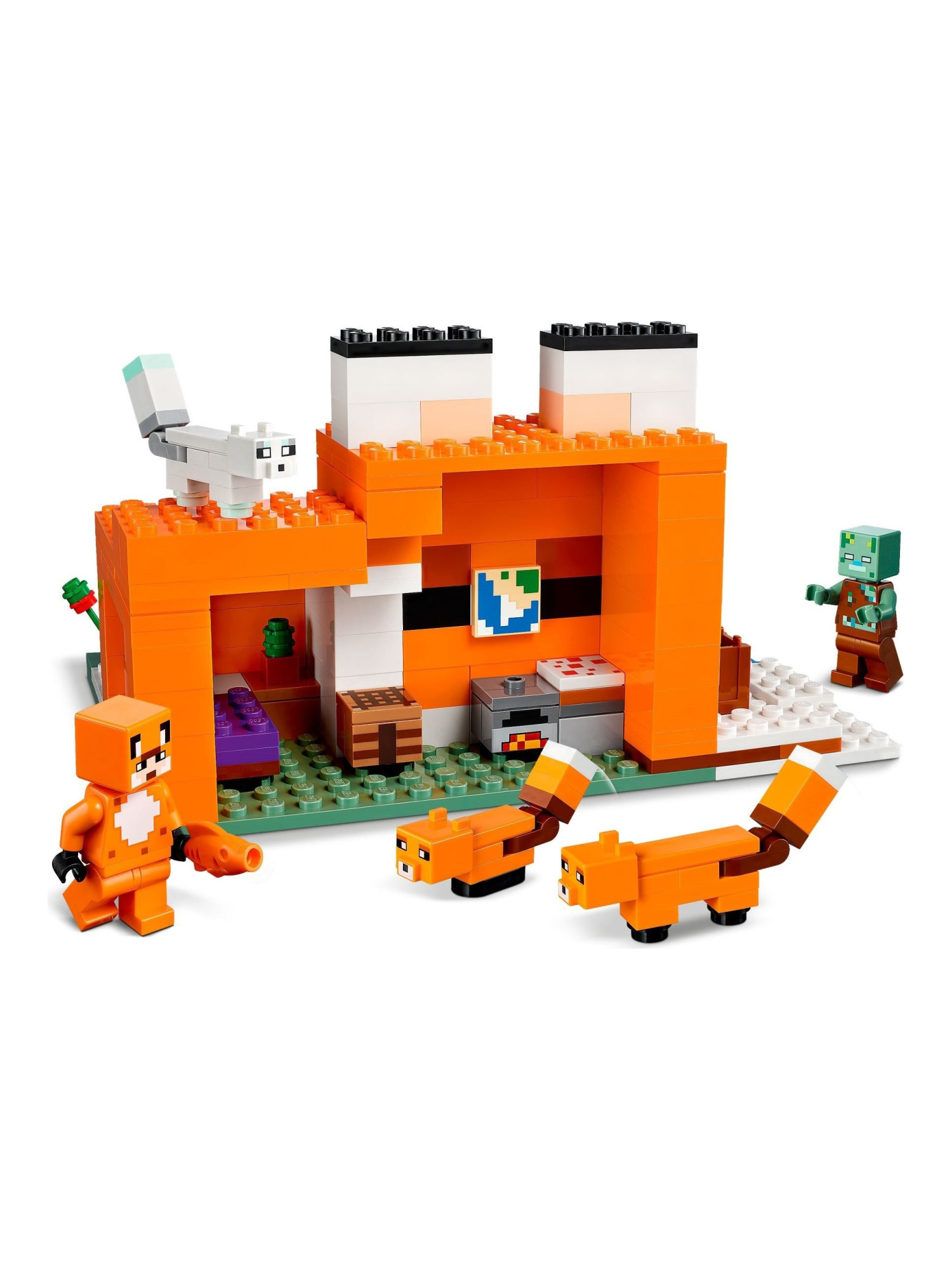 Конструктор LEGO Minecraft Лисья хижина 193 дет. - фото 3