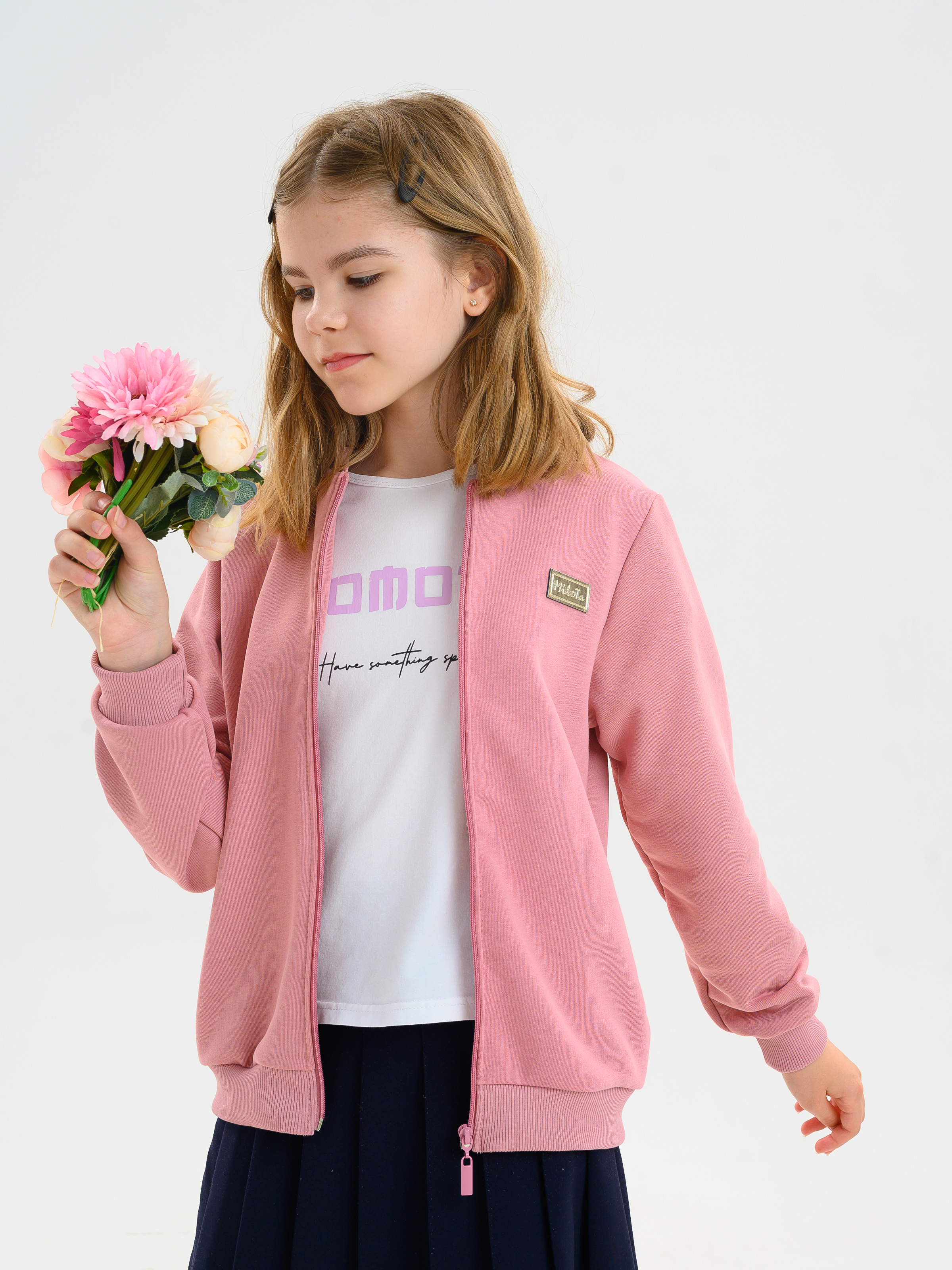 Бомбер MiloTa ТФ02/светло-розовый - фото 9
