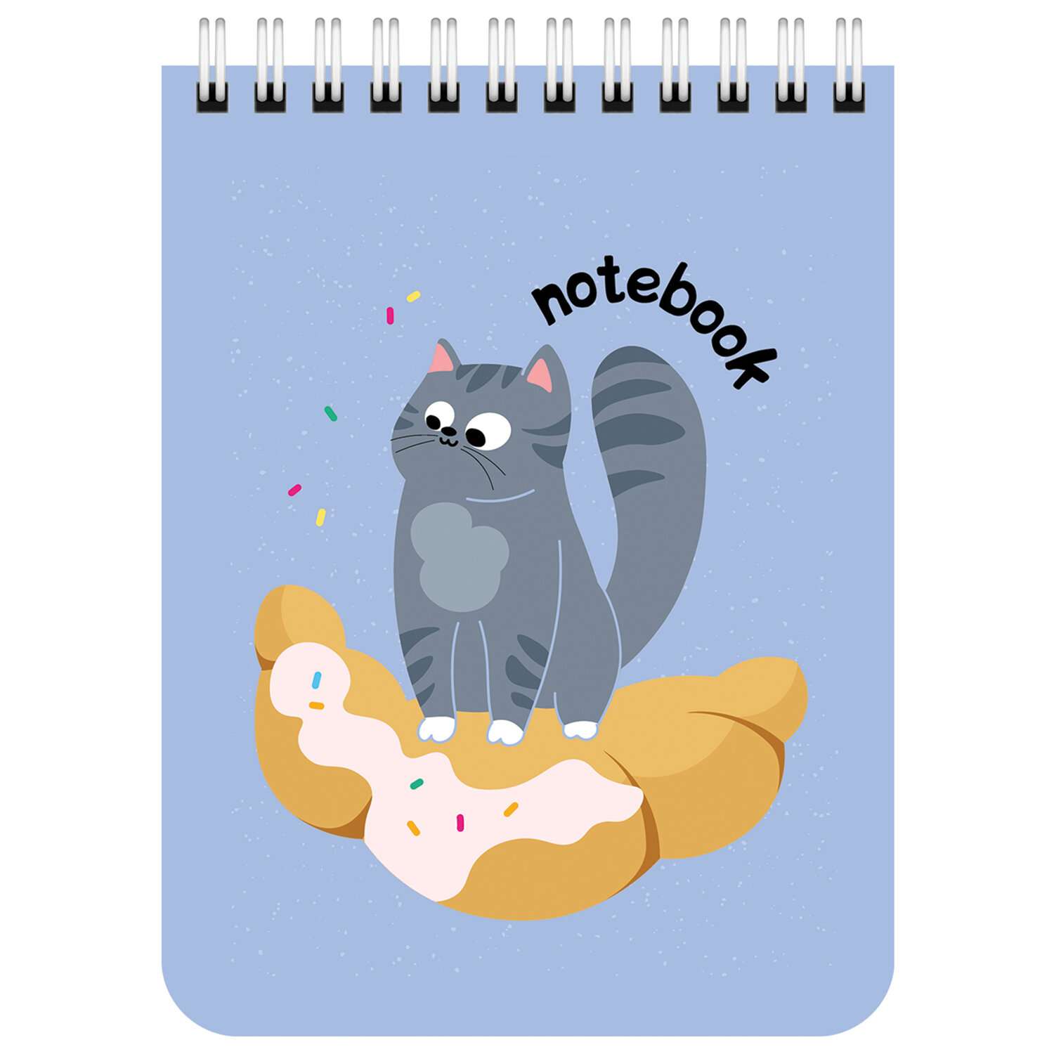 Блокнот Brauberg Котики гребень клетка А6 40 лист. в ассортименте - фото 2