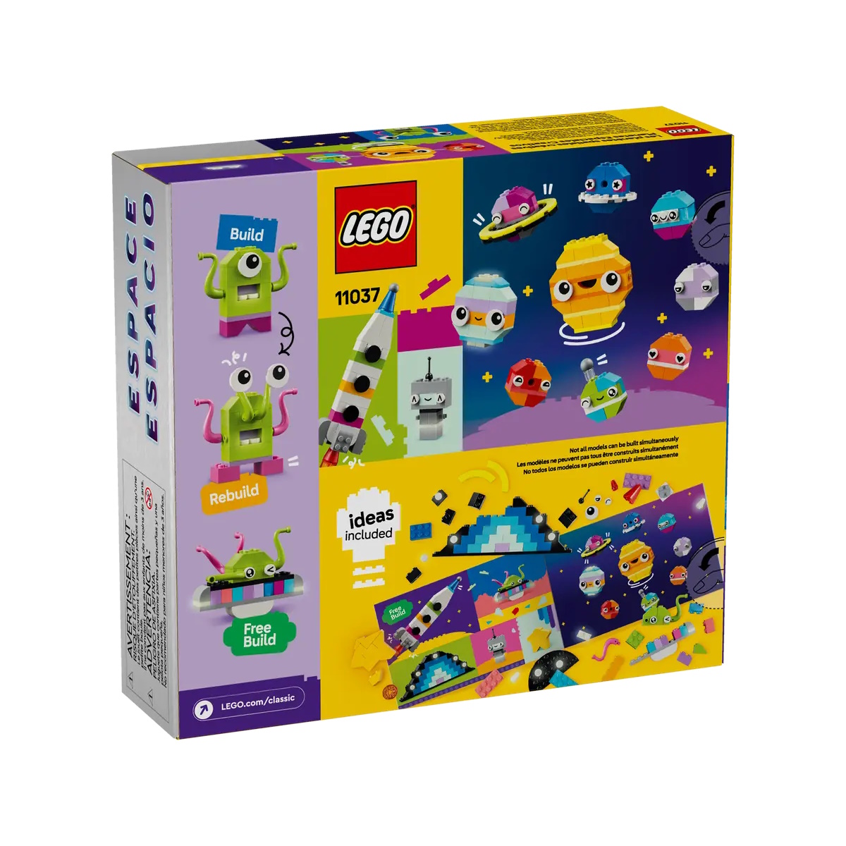 Конструктор LEGO Classic Креативные космические планеты 450 дет. - фото 9