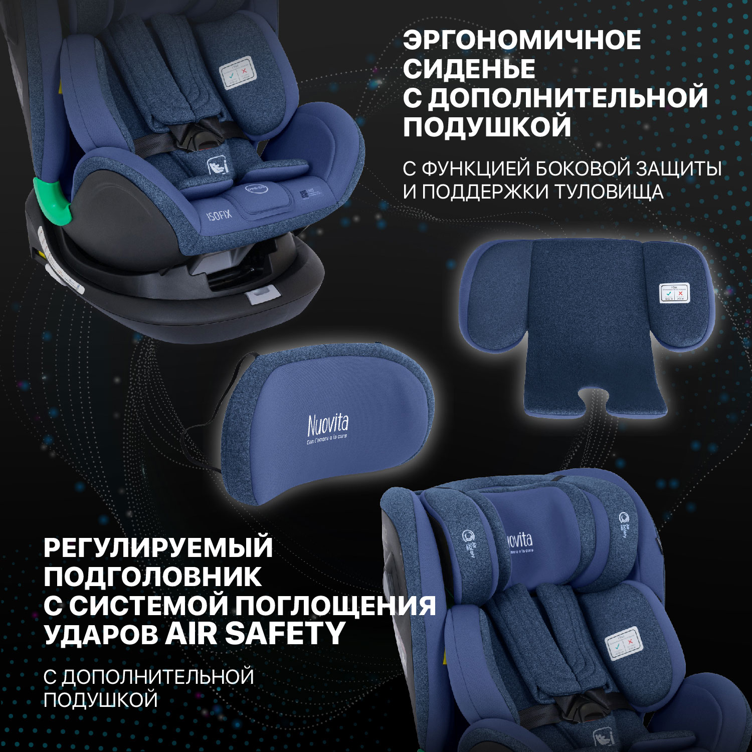 Автокресло Nuovita Isofix 0+/1/2/3 (0-36 кг) - фото 9