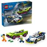 Конструктор LEGO City PoliceCar and MuscleCar Chase блочный