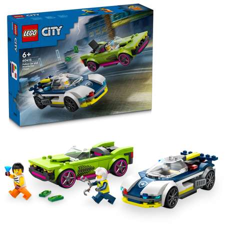 Конструктор LEGO City PoliceCar and MuscleCar Chase блочный