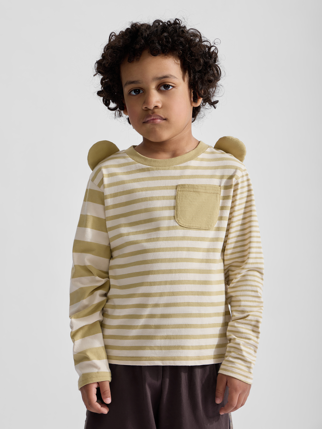 Лонгслив Happy Baby 88694-1_khaki - фото 1