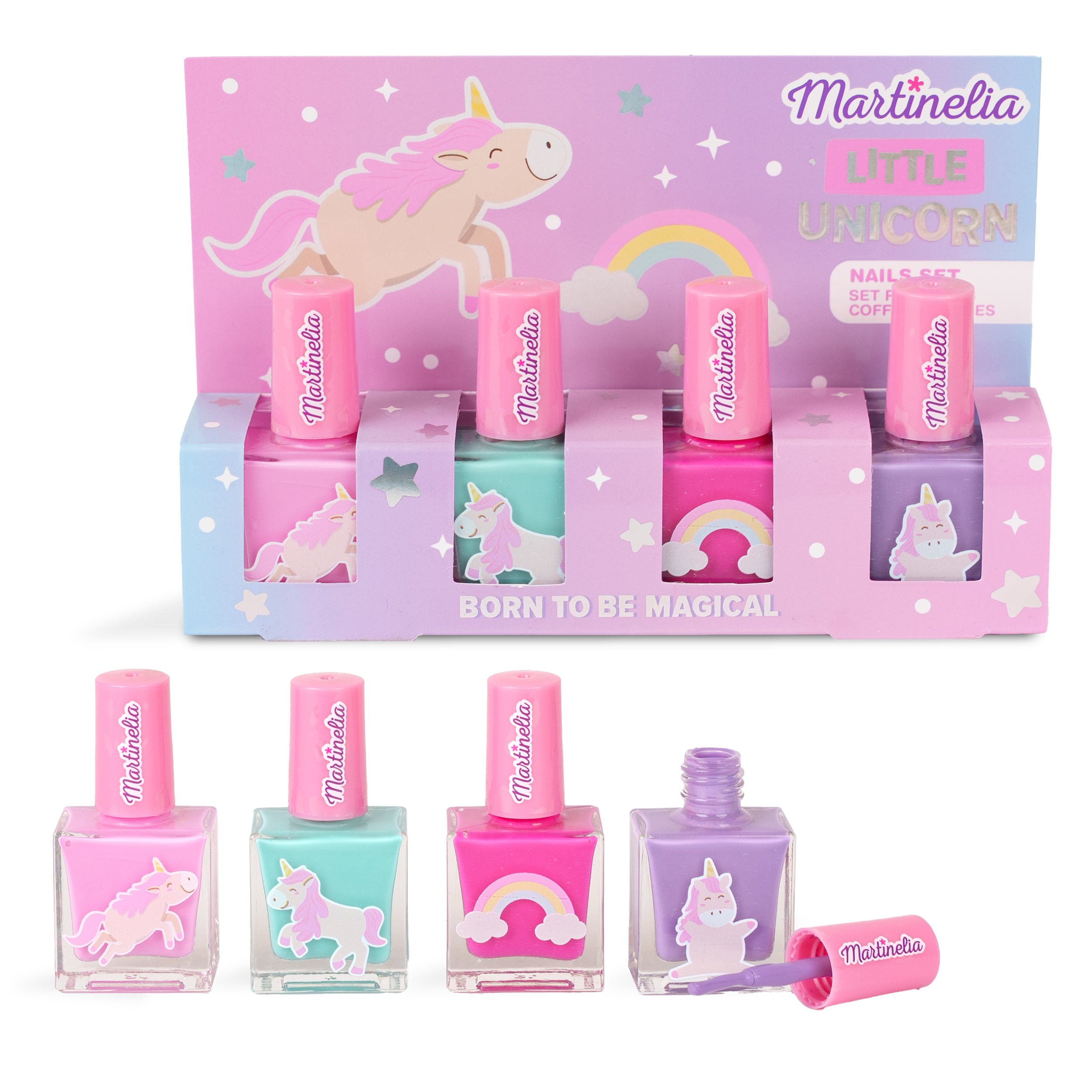 Набор из 4х лаков для ногтей Martinelia для девочки - фото 1