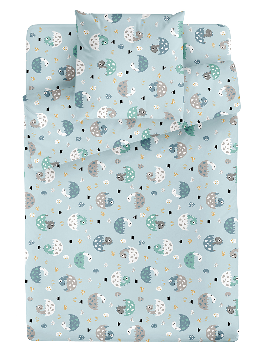 Комплект постельного белья BRAVO kids dreams Динопупсики полутораспальный 3 предм. - фото 4