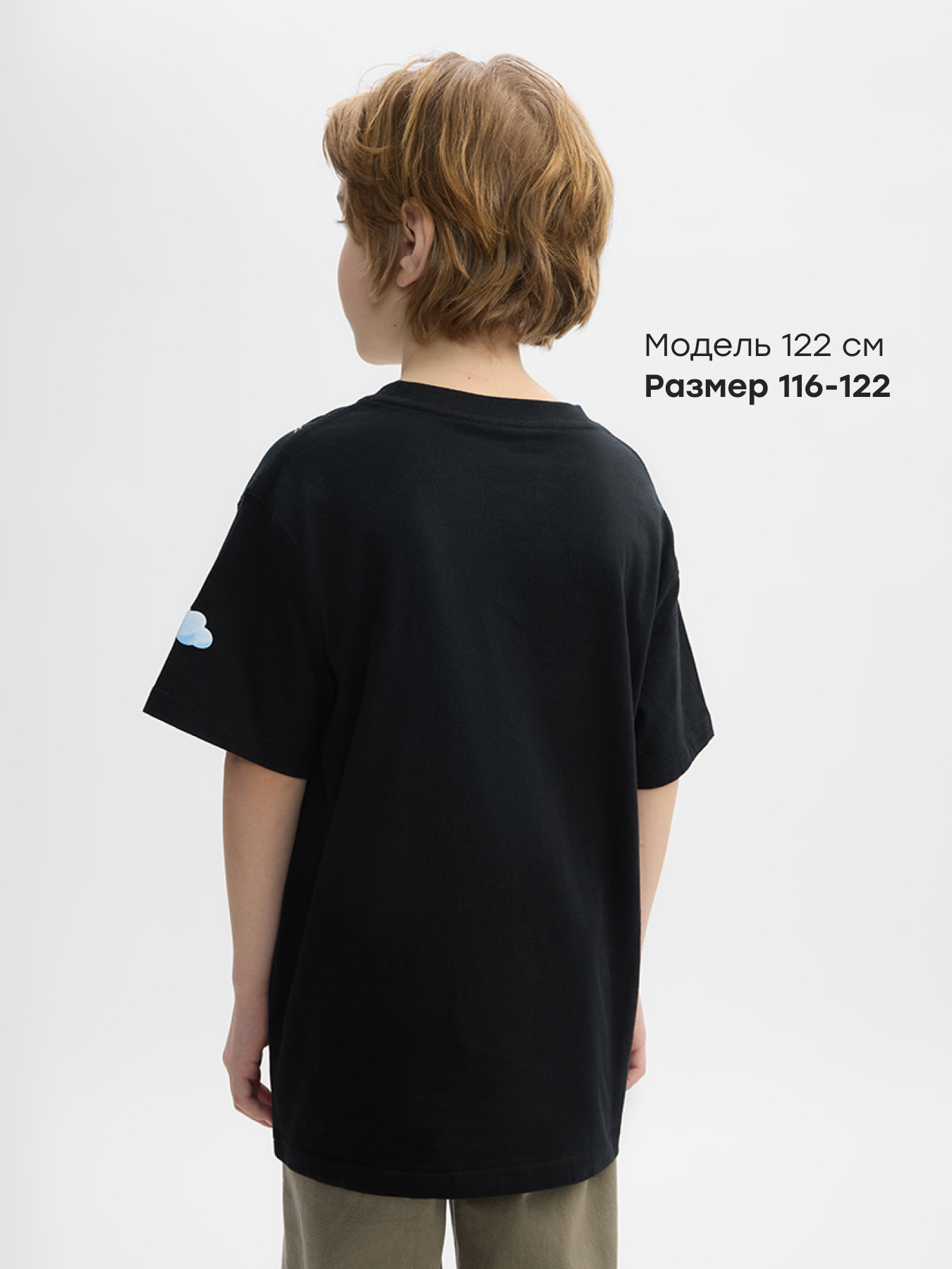 Футболка Happy Baby 88297_black (roller coaster) - фото 4