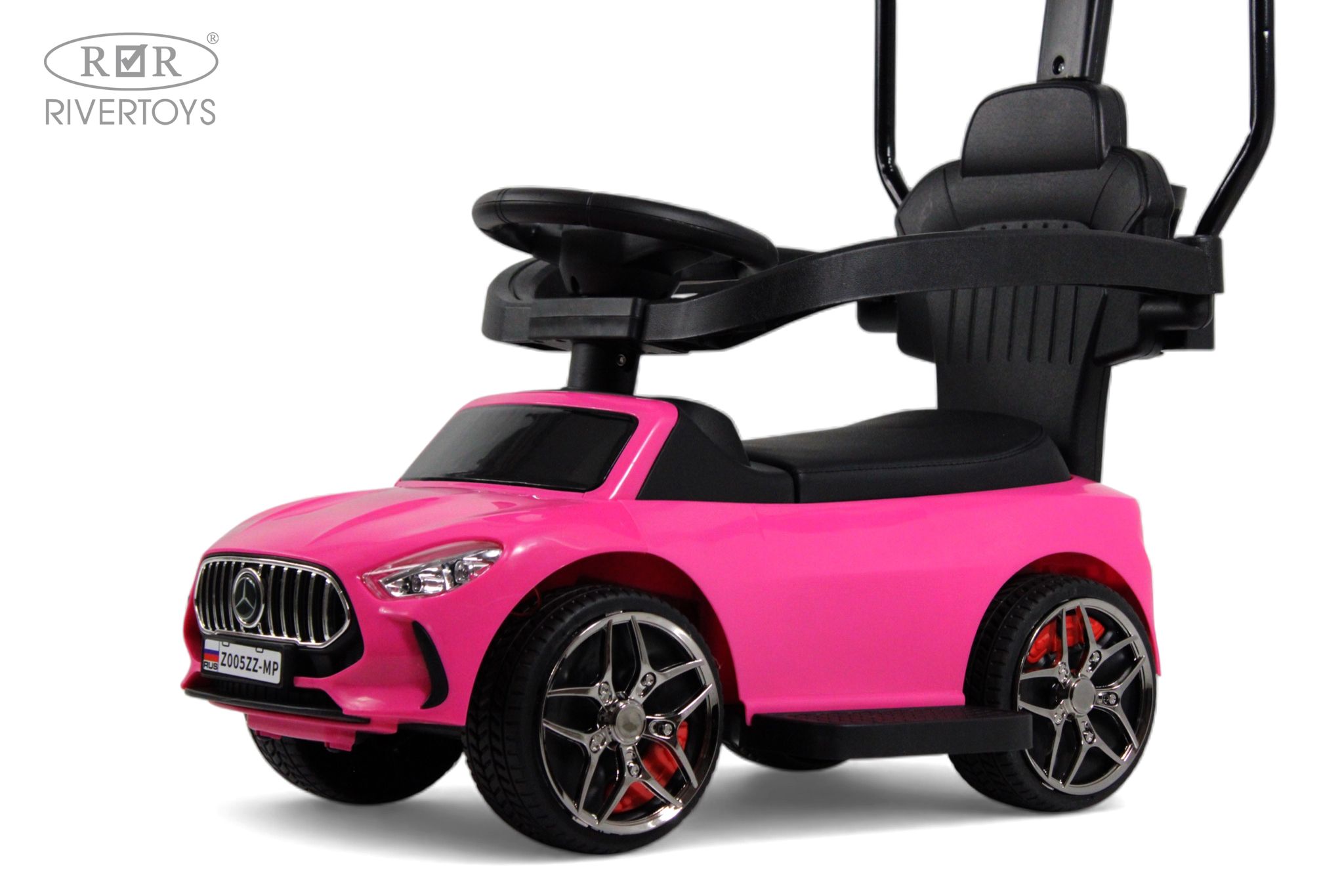 Каталка RIVERTOYS Z005ZZ-MP-PINK розовый - фото 10