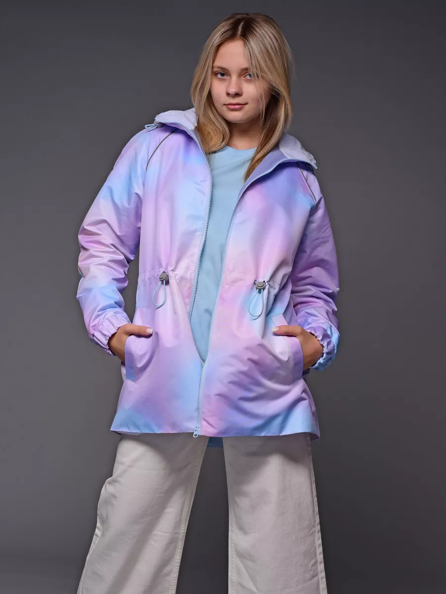 Ветровка Аврора 1134-Д/принт-акварель - фото 2