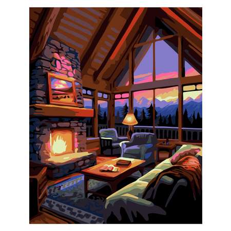 Картина по номерам Hobby Paint Отдых у камина в ассортименте