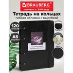 Тетрадь со сменным блоком Brauberg клетка 120 лист.