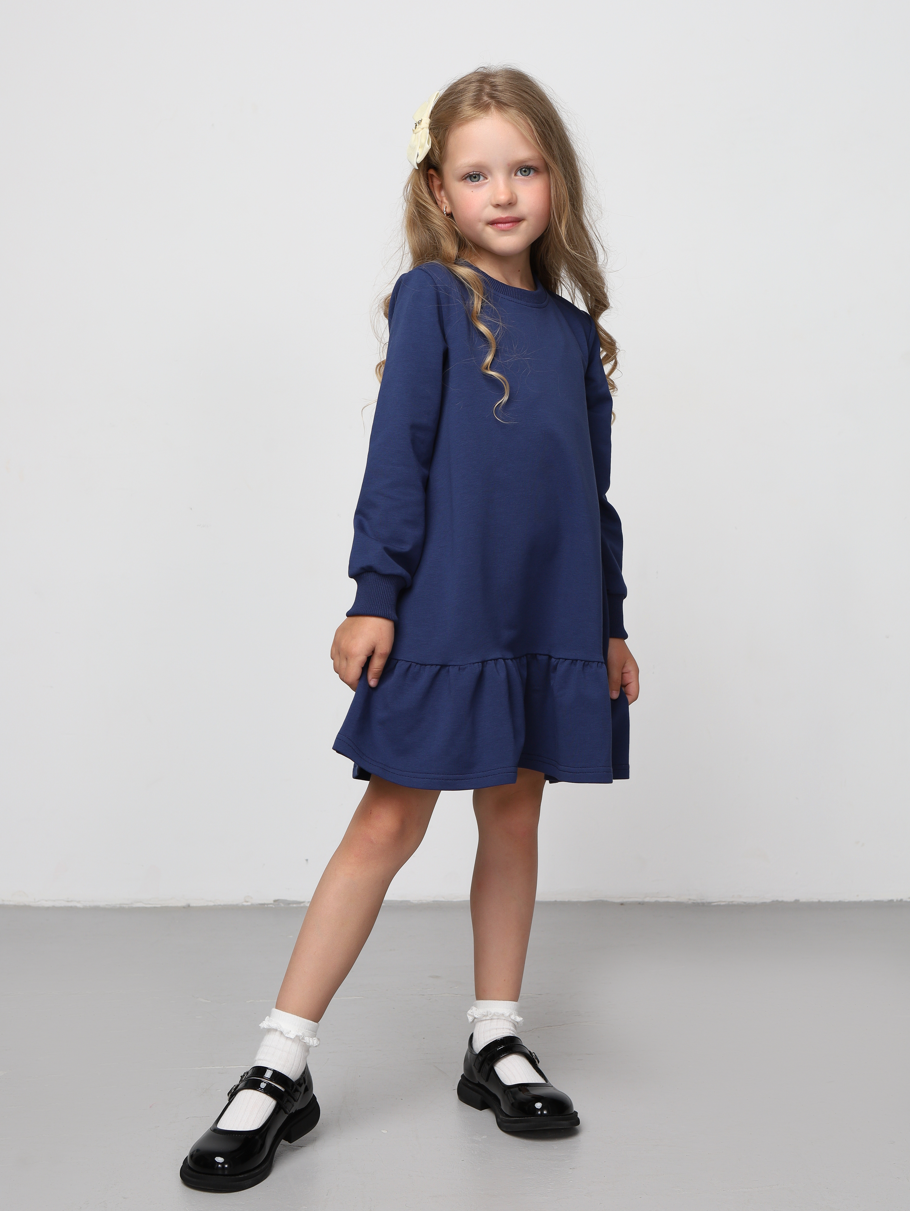 Платье Mini Me D5/синий - фото 6