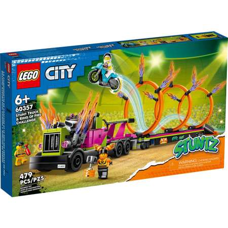 Конструктор LEGO City Stunt Truck and Ring of Fire 479 дет.