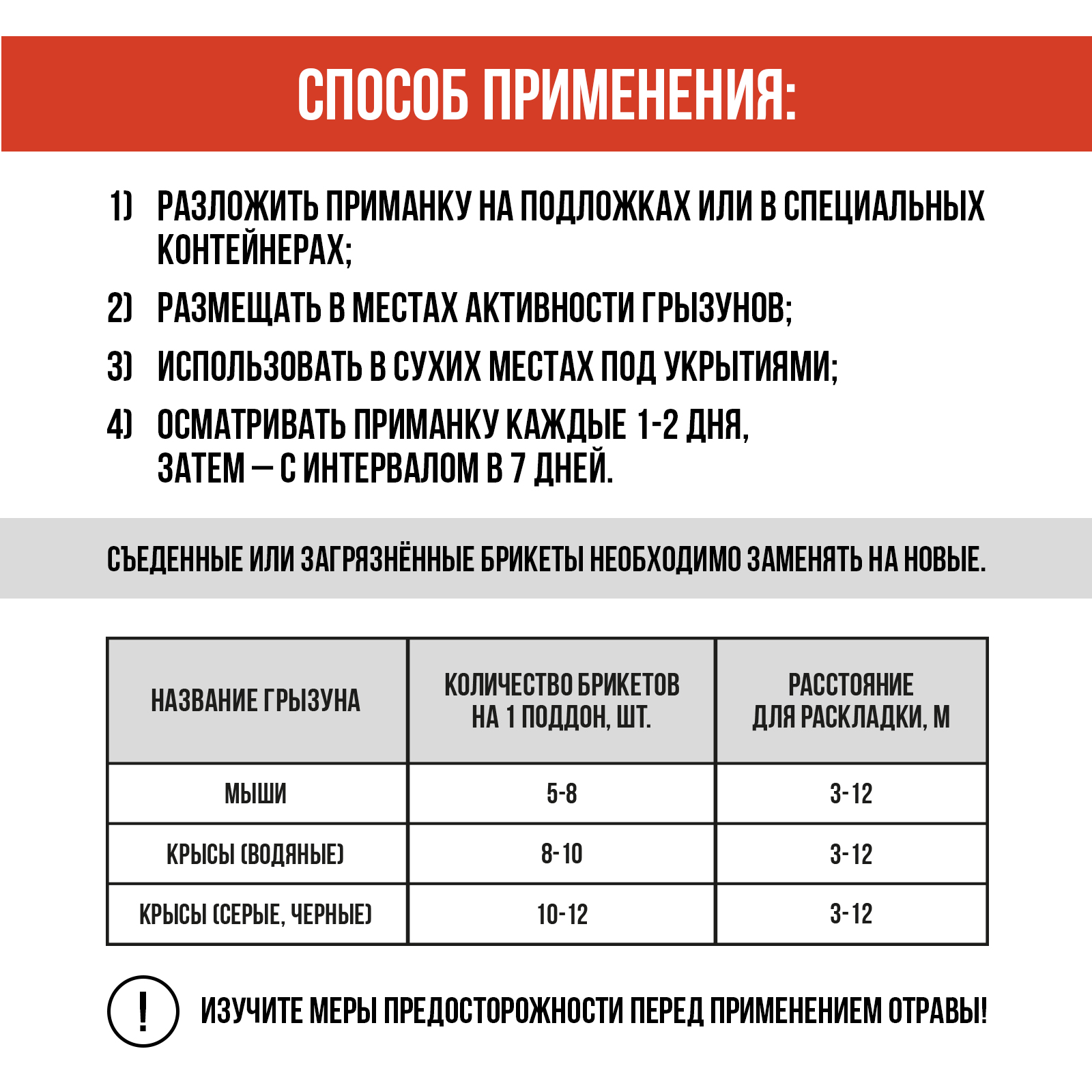 Отрава для мышей крыс и грызунов КЛИМЫЧ мумифицирующая со вкусом мяса 35 брикетов - фото 8