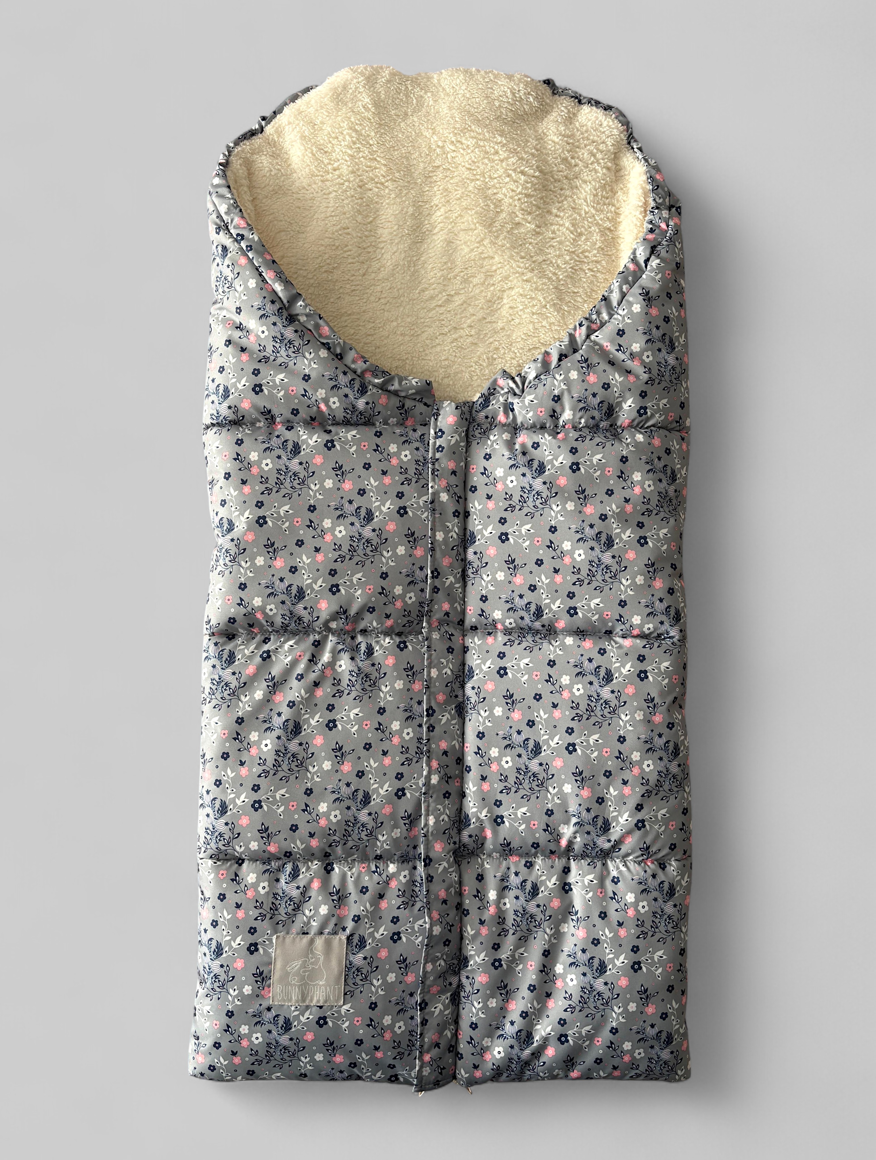 Конверт в коляску Bunnyphant серый - фото 4