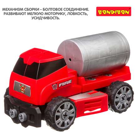 Конструктор Bondibon с отверткой МЧС 6в1 сборная игровая модель