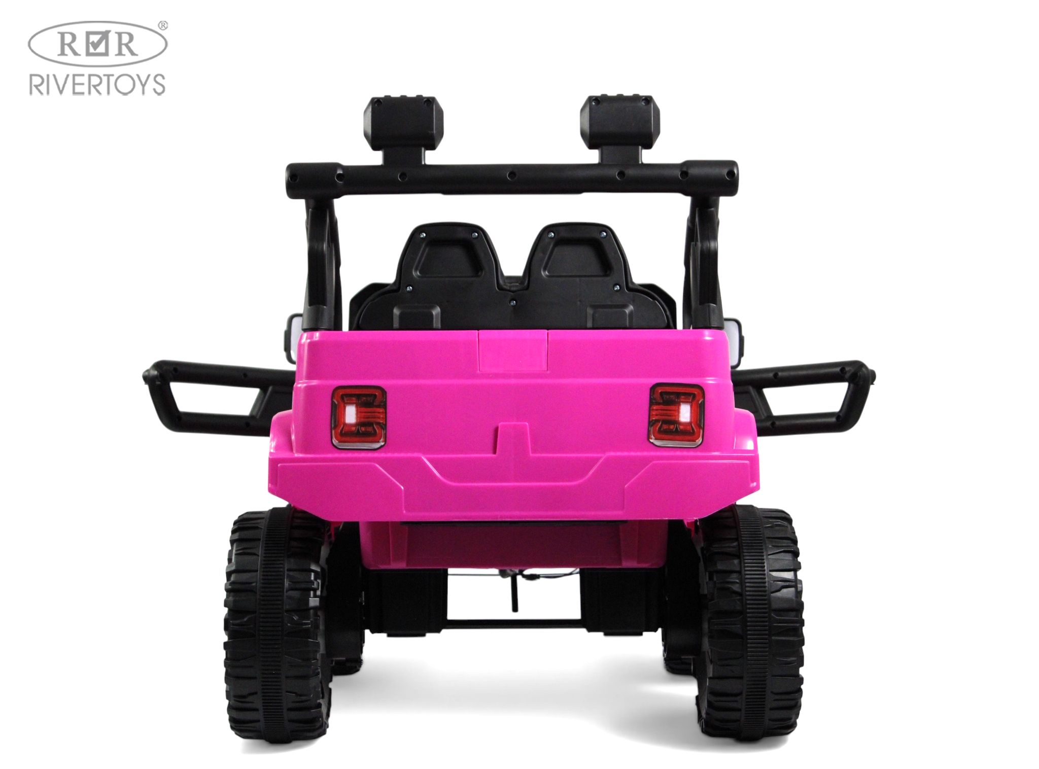 Электромобиль RIVERTOYS М101БХ-PINK С пультом ДУ - фото 8