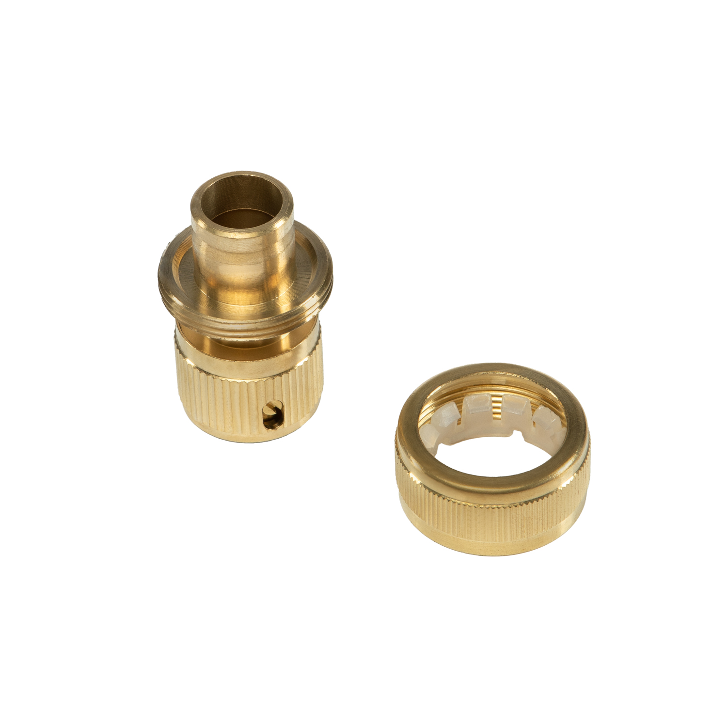 Коннектор для шланга латунный, быстросъемный, 3/4" - фото 5