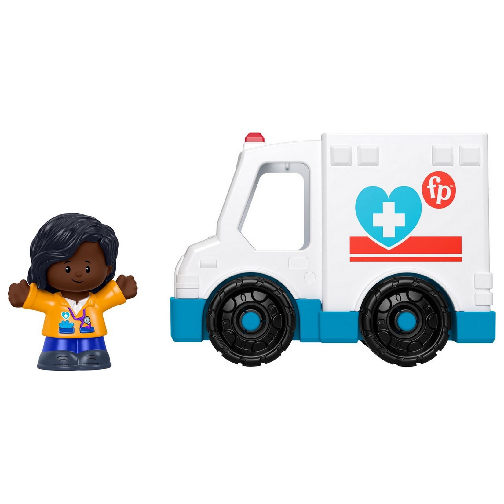 Скорая помощь Fisher Price с фигуркой - фото 8