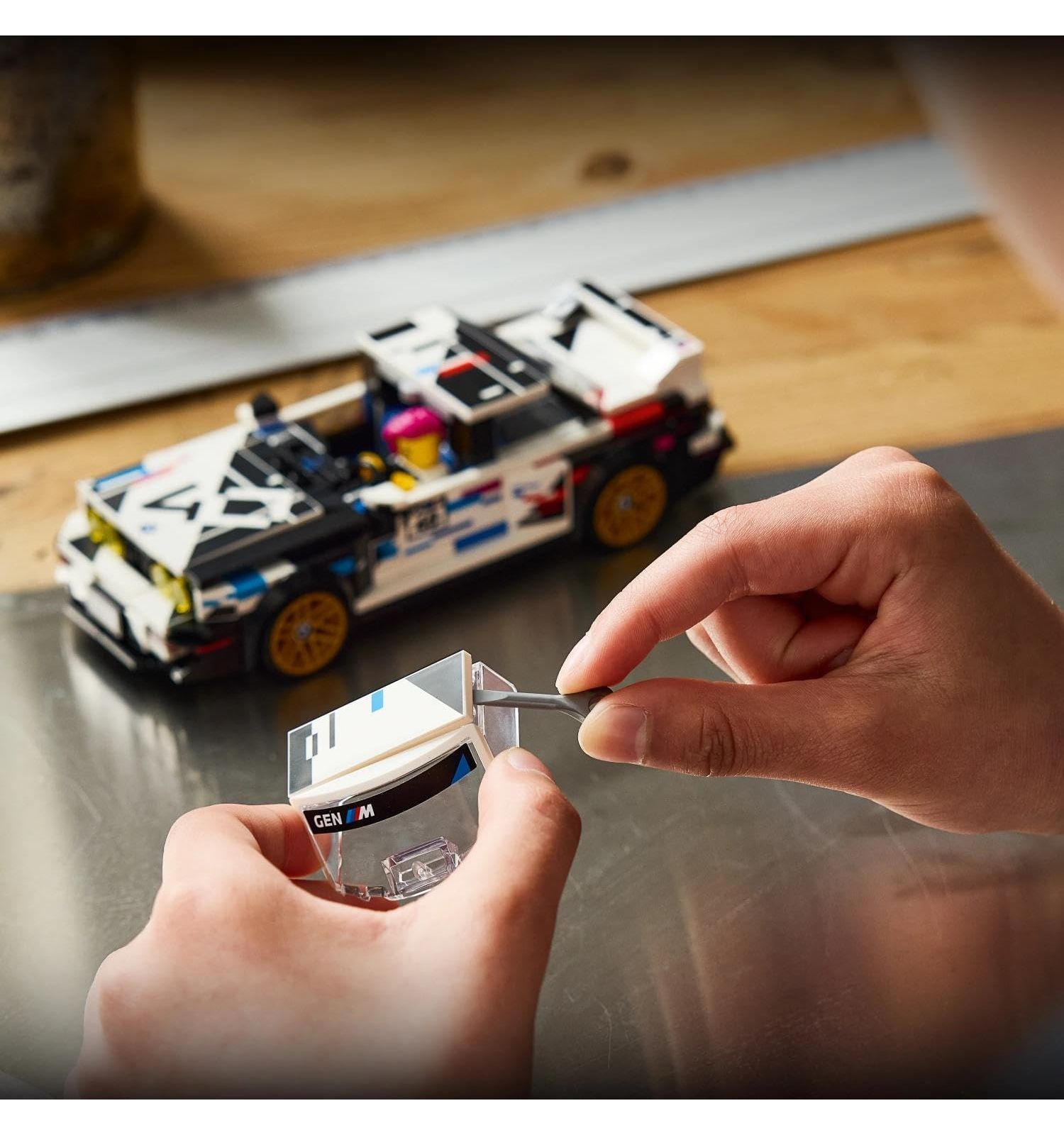 Конструктор LEGO Speed Champions BMW M3 E30 358 дет. - фото 9