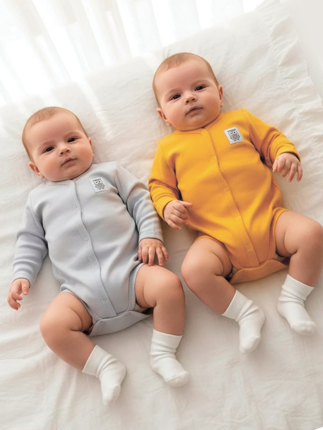 Боди 2 шт Совенок Дона МК2-703/61 - фото 1