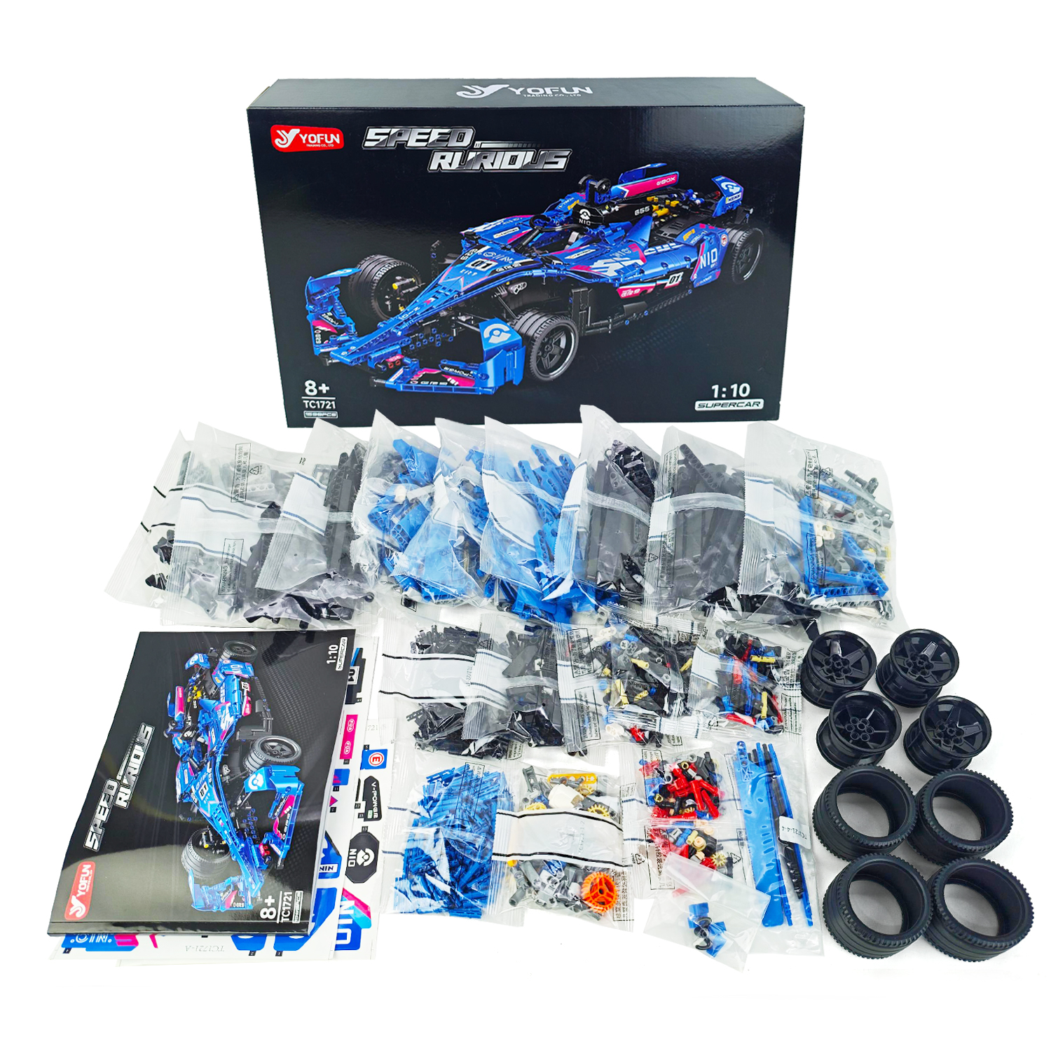 Конструктор Formula гоночная машина 1599 дет. - фото 2