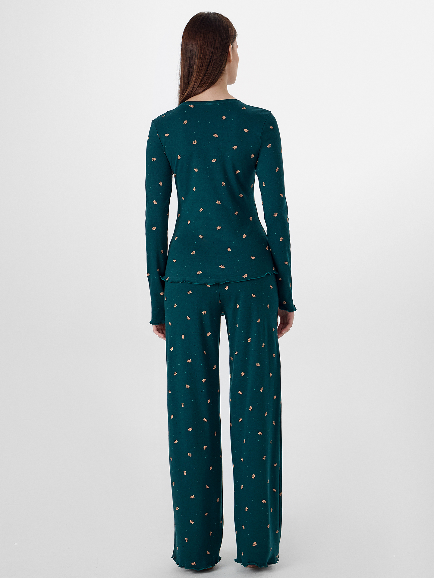 Пижама Mark Formelle (Марк Формэль) 592624/печеньки на т.зеленом - фото 3