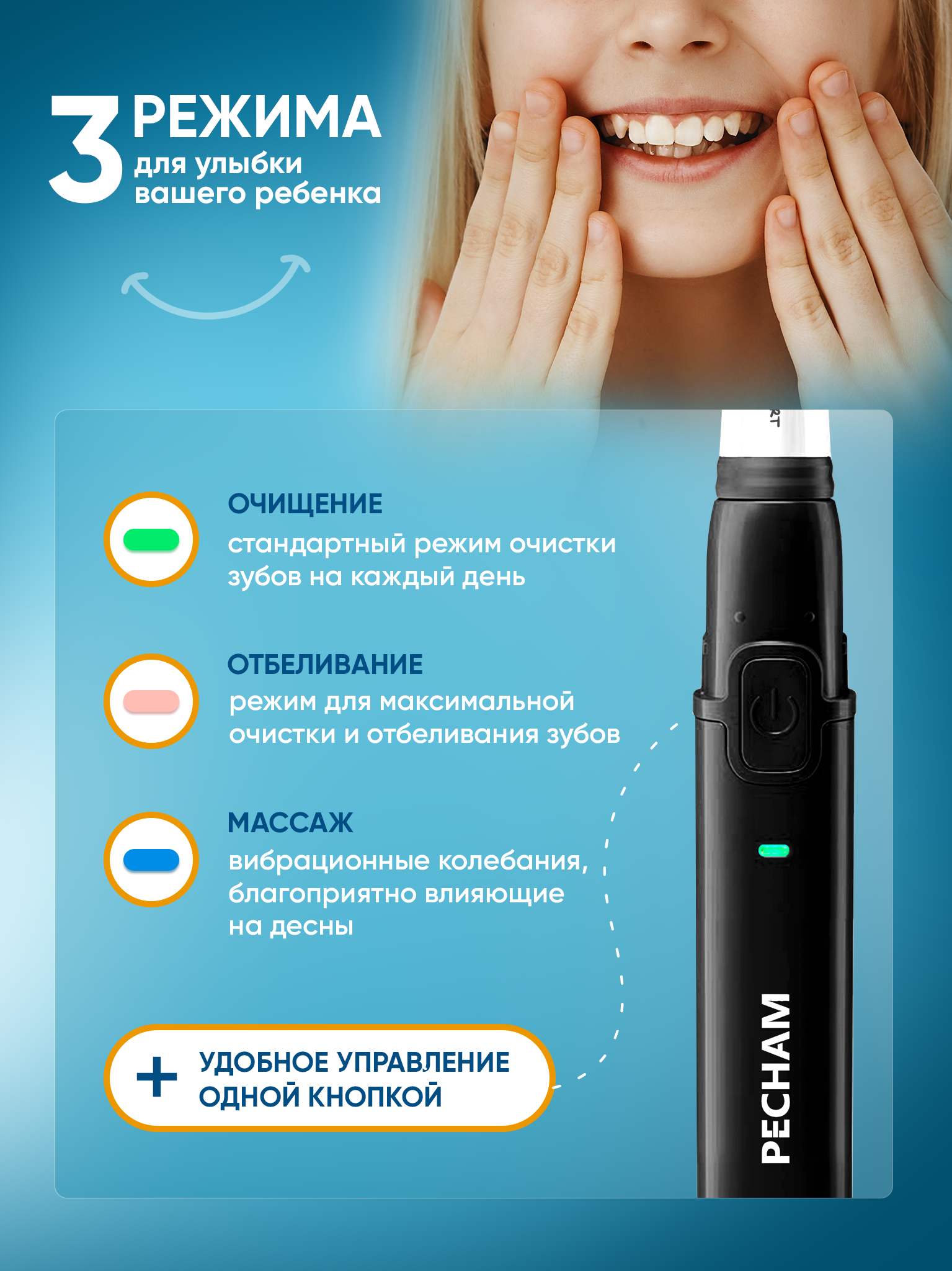 Зубная щетка электрическая PECHAM - фото 2