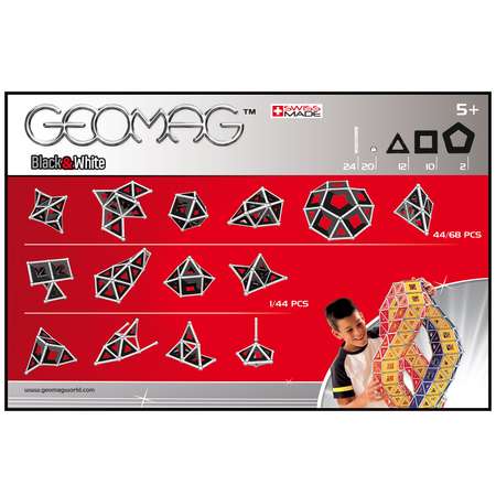 Конструктор Geomag Black White магнитный