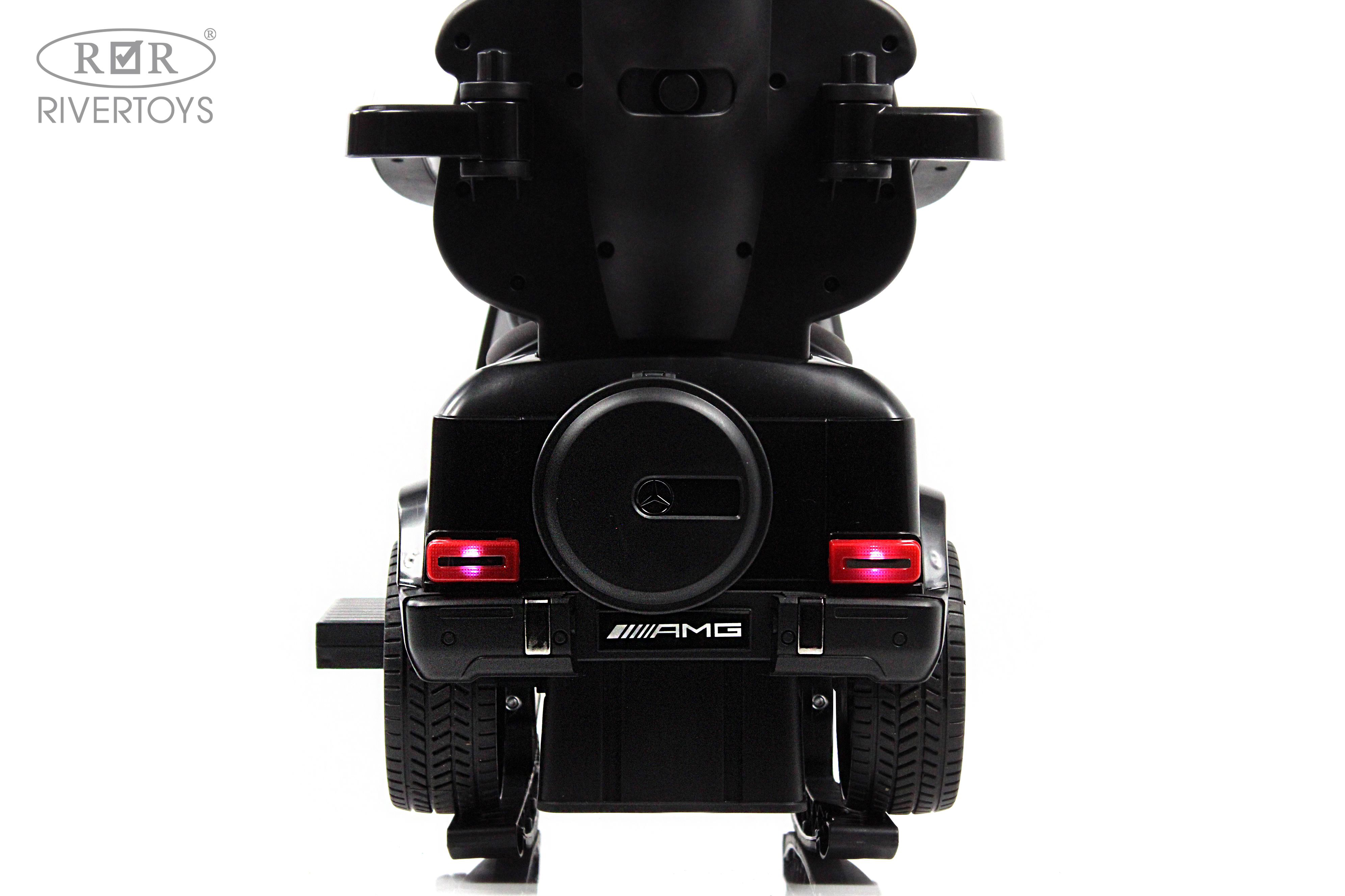 Каталка RIVERTOYS Mercedes-BenzG63 White Diamond белый - фото 20