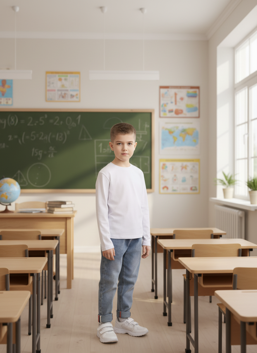 Лонгслив Утенок 698/1 белый - фото 2