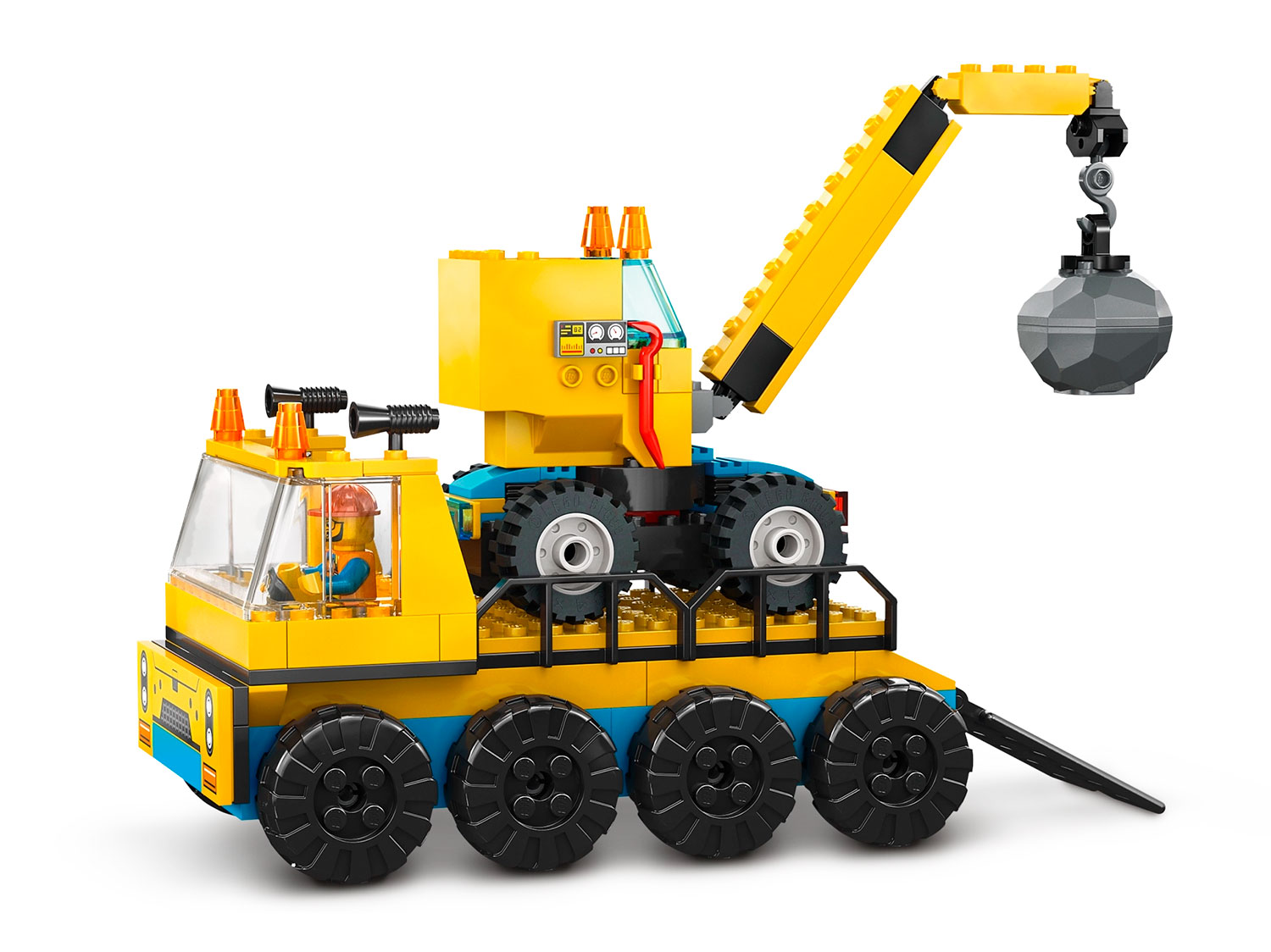 Конструктор LEGO City Строительные машины и кран 235 дет. - фото 7