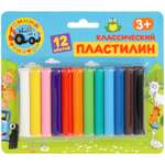 Пластилин МультиАРТ 12 цв.