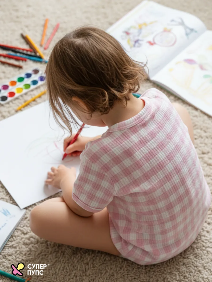 Футболка 4 шт Супер Пупс нбр/4пр/футб/КН/2026/девочка - фото 14