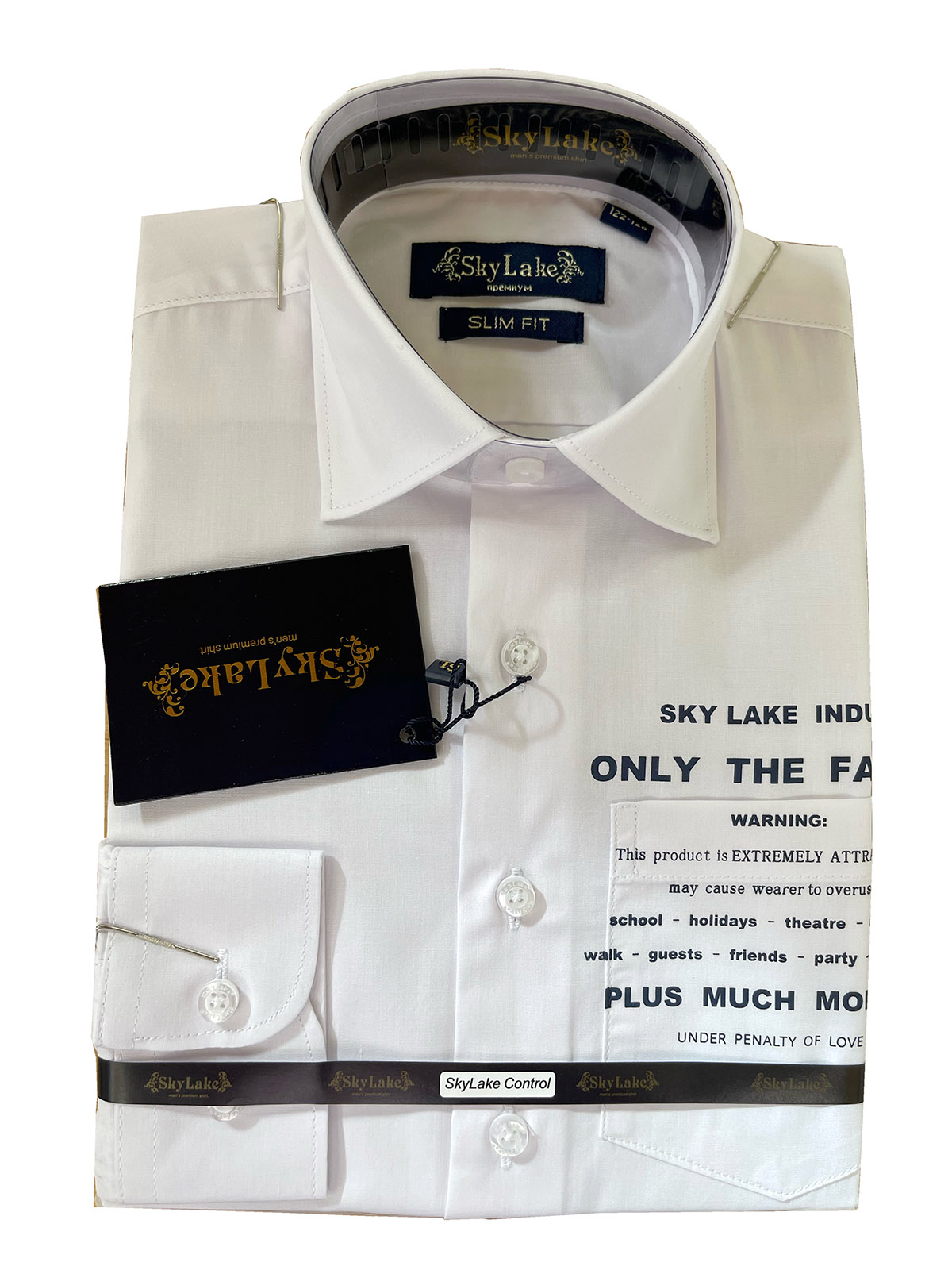 Рубашка Sky Lake 1279 PREMIUM SLIM FIT белый - фото 5