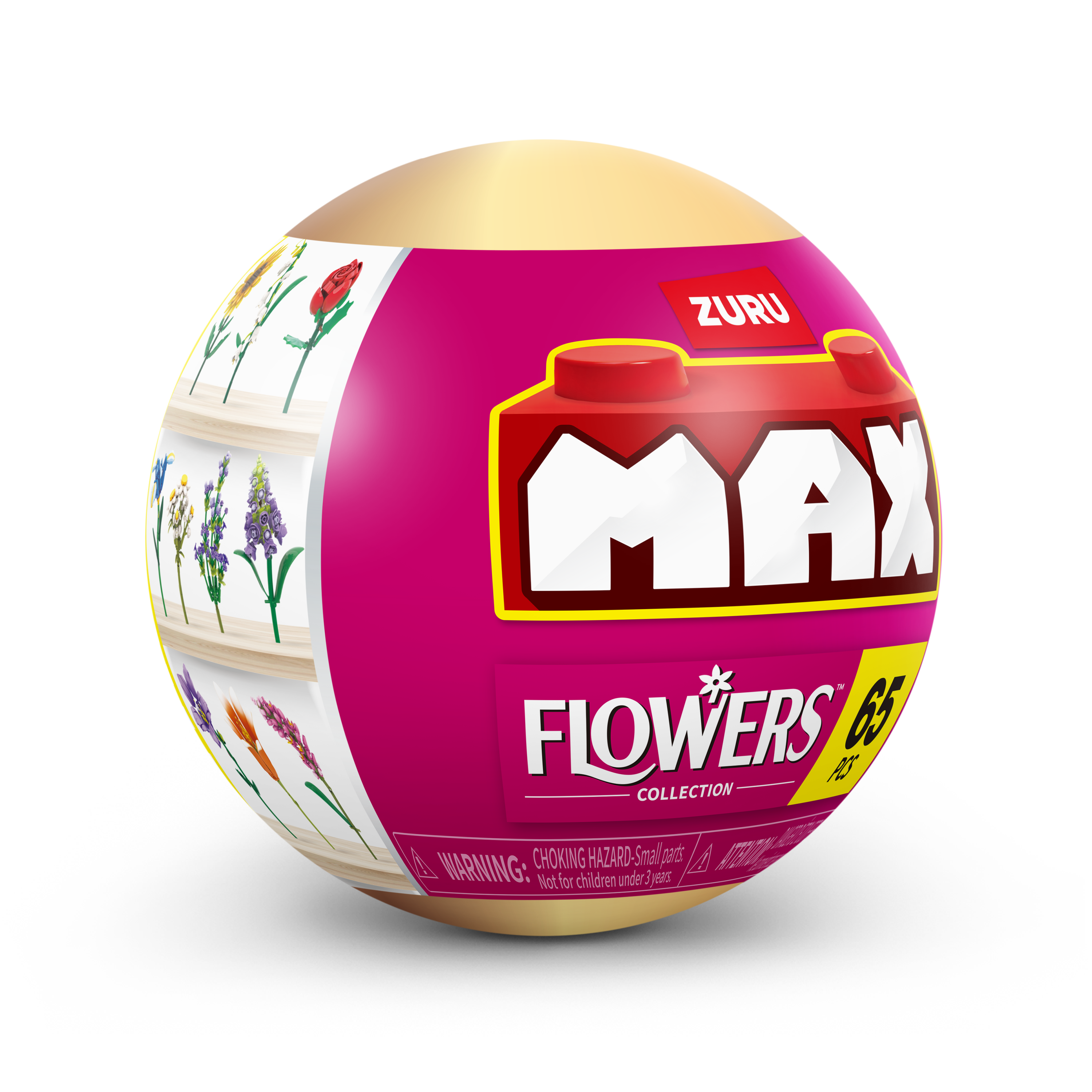 Конструктор Zuru Max Flowers (1 цветок) Серия 1 блочный - фото 11