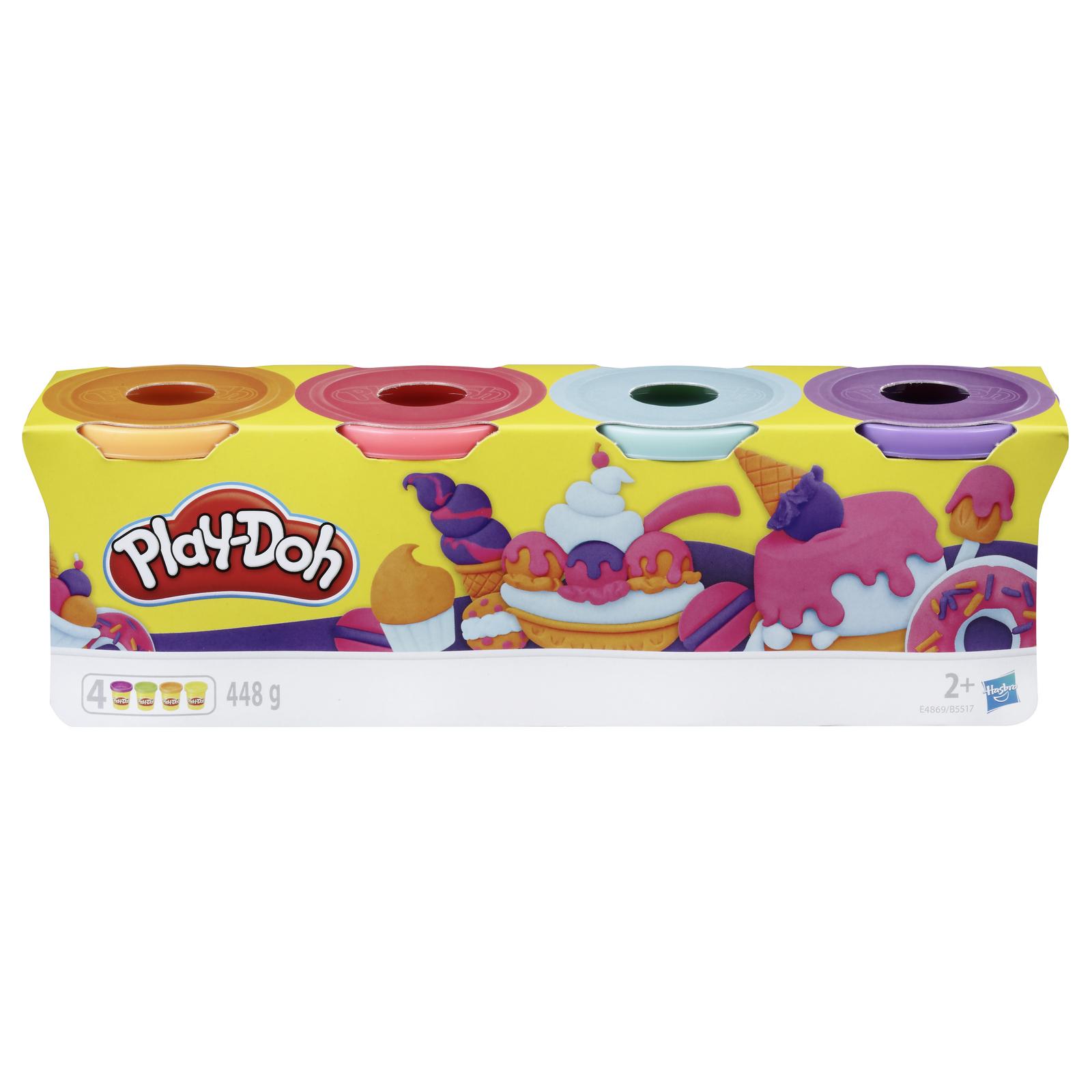 Пластилин Play-Doh 4 цв. в ассортименте - фото 7
