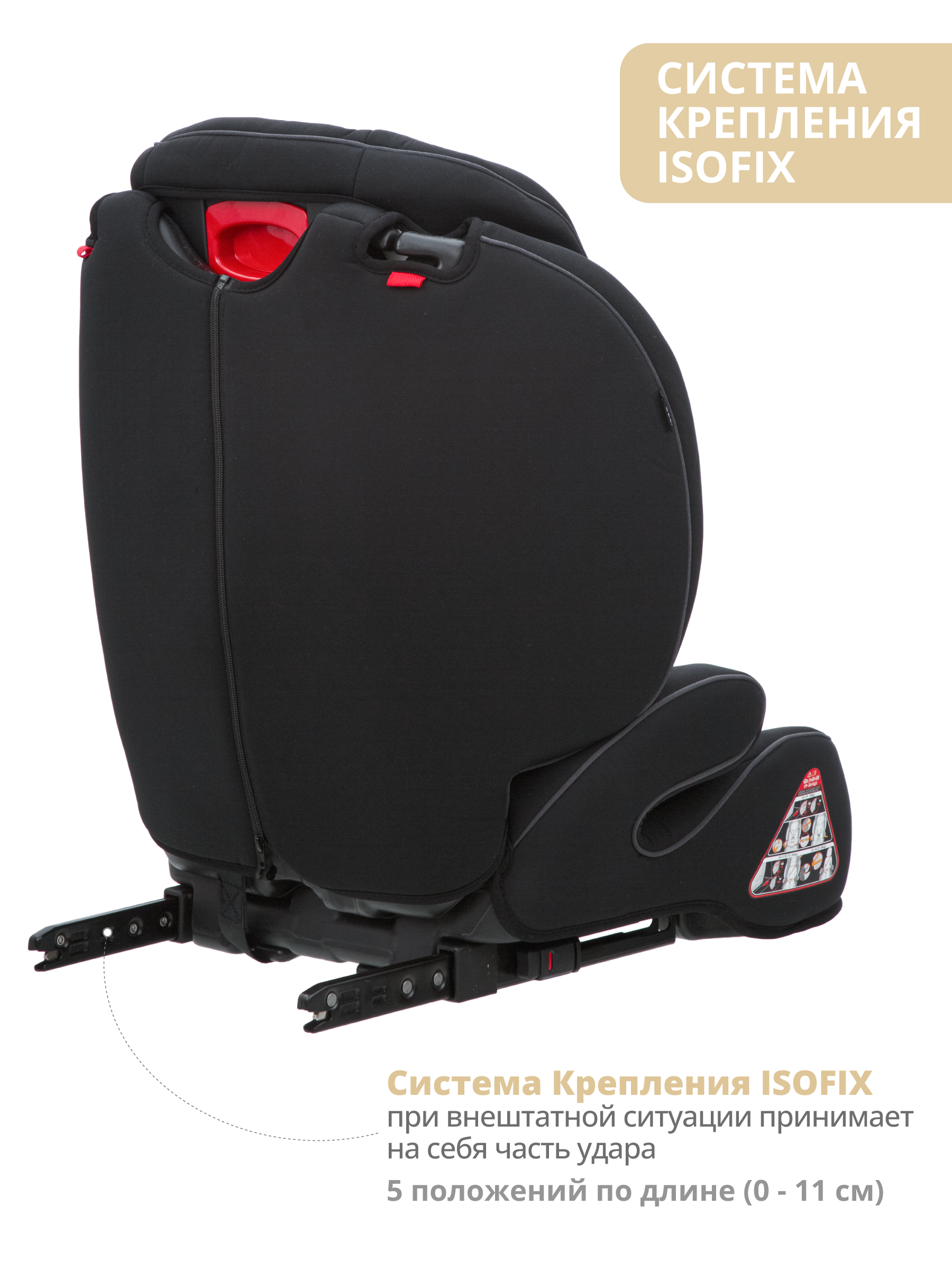 Автокресло JOVOLA MyWay Isofix 1/2/3 (9-36 кг) - фото 7