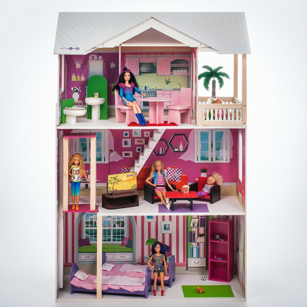 Домик для кукол PAREMO 121 см с мебелью PD318-15 - фото 3