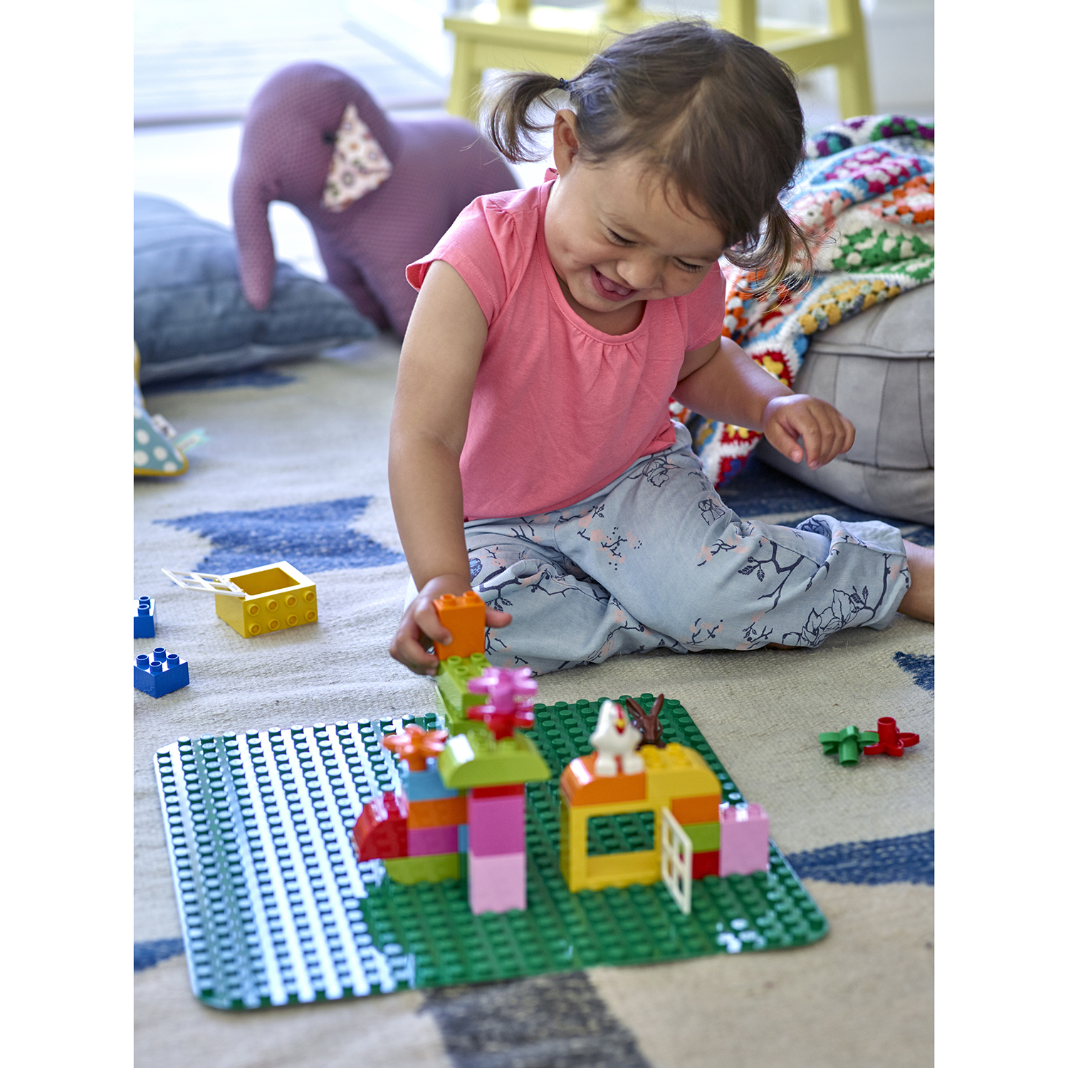 Конструктор LEGO DUPLO Большая строительная пластина 1 дет. - фото 10