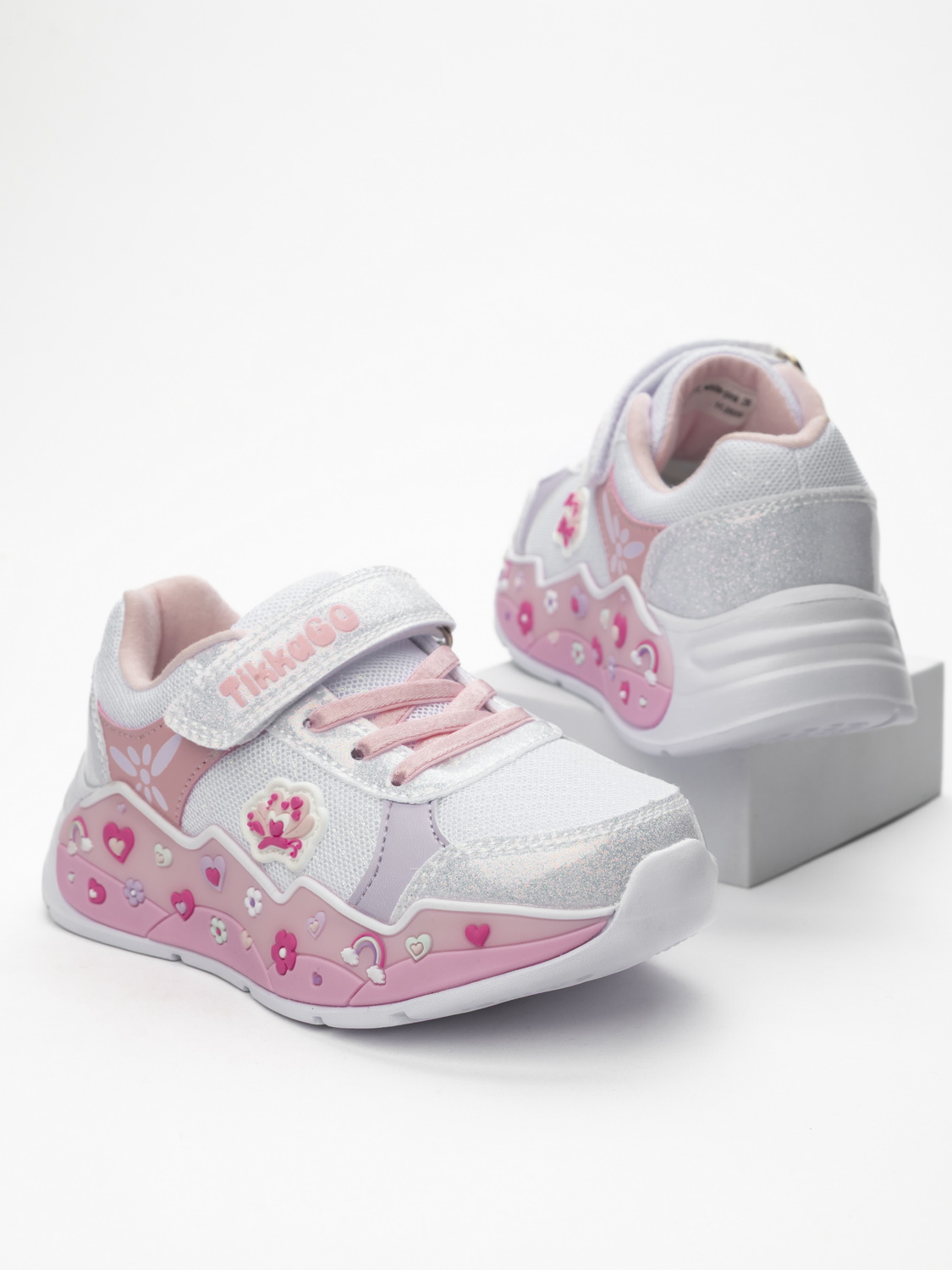 Кроссовки TikkaGo 1D10_41205_white-pink - фото 2