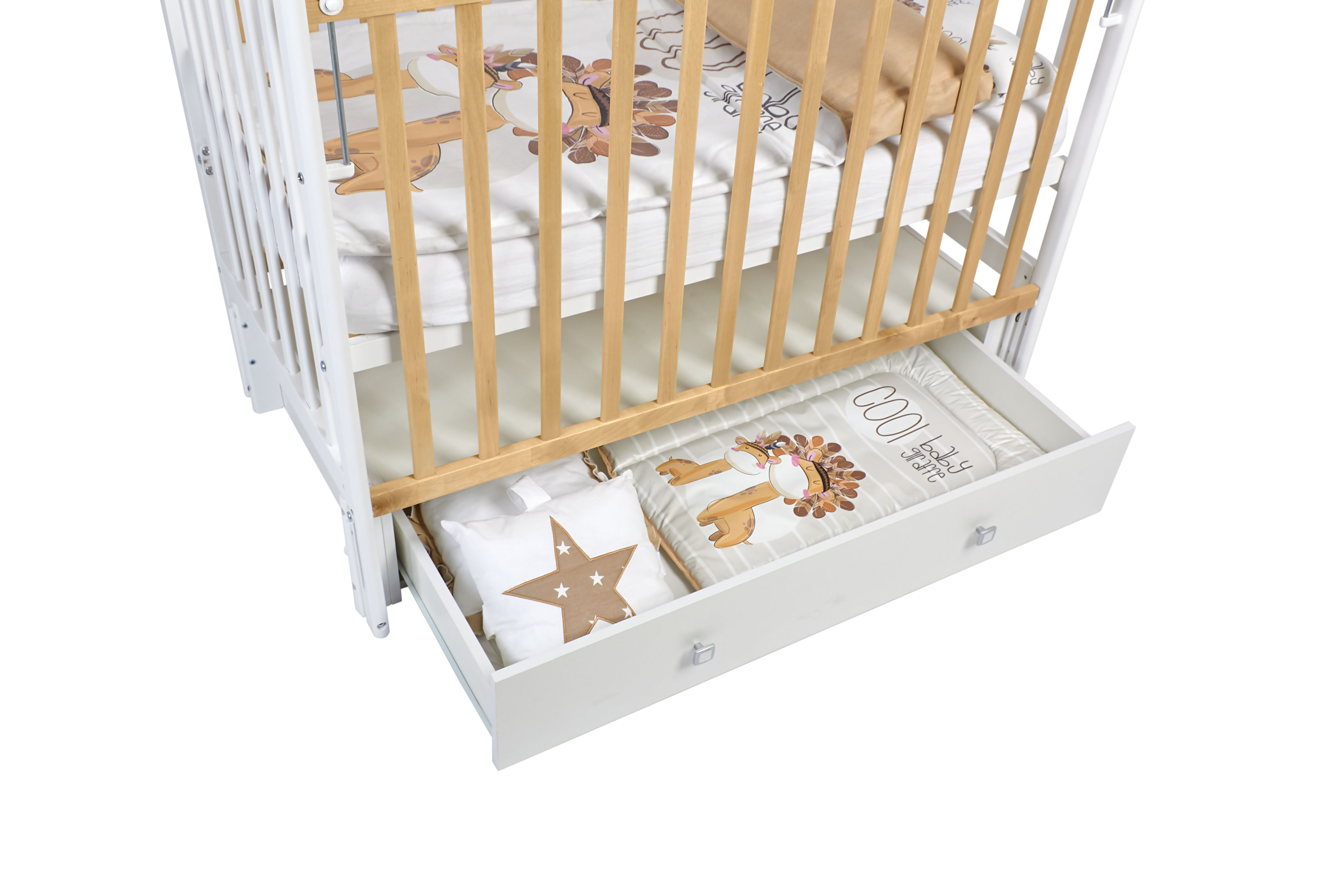 Детская кроватка Polini kids прямоугольная, универсальный маятник - фото 17