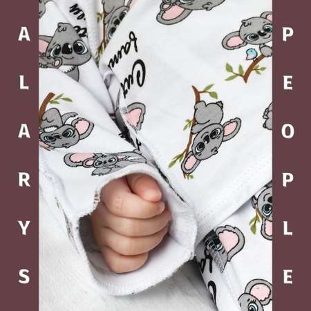 Распашонка с ползунками и чепчиком ALARYSPEOPLE