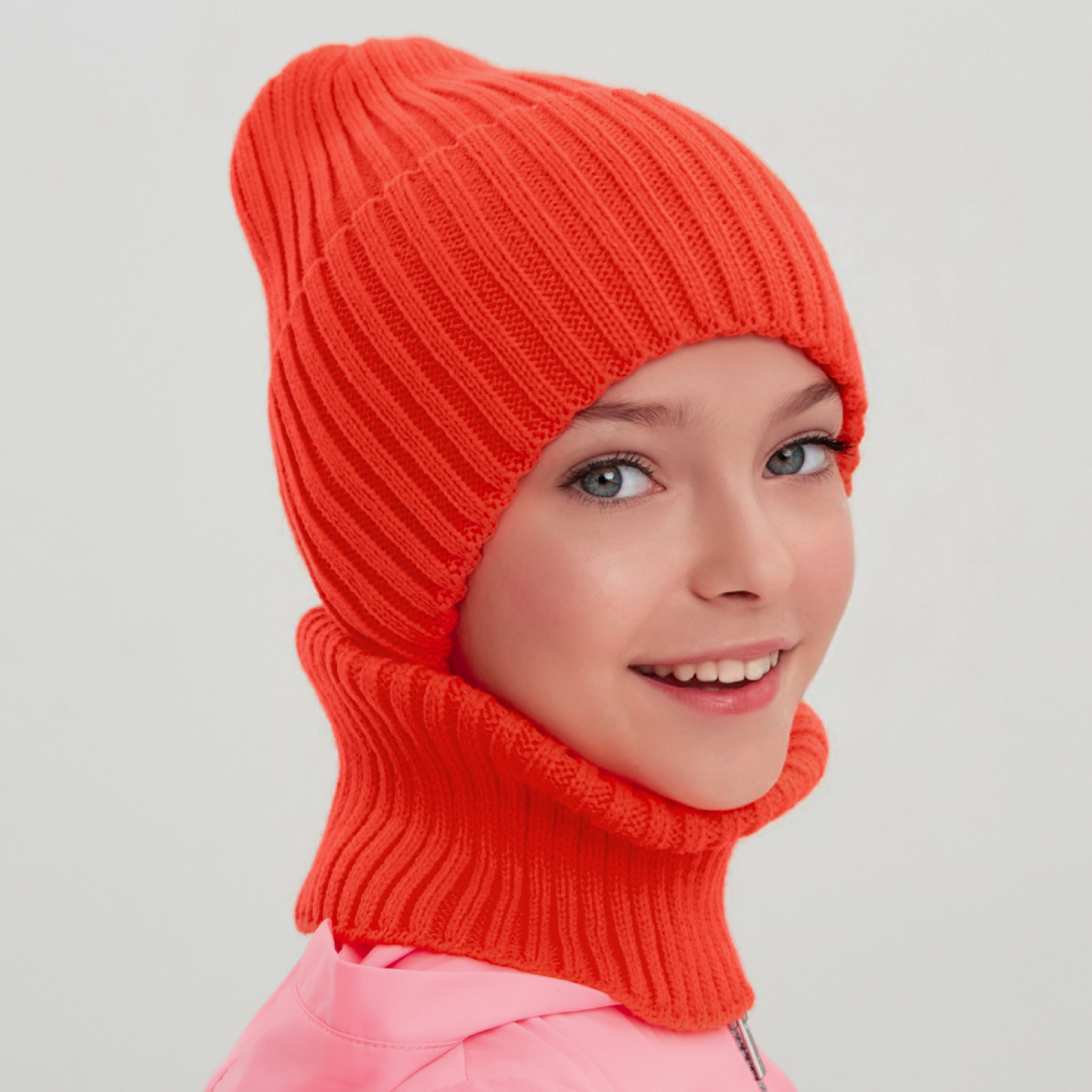 Шапка и снуд KUBRIO KU-H-35-pumpk-carrotG - фото 5