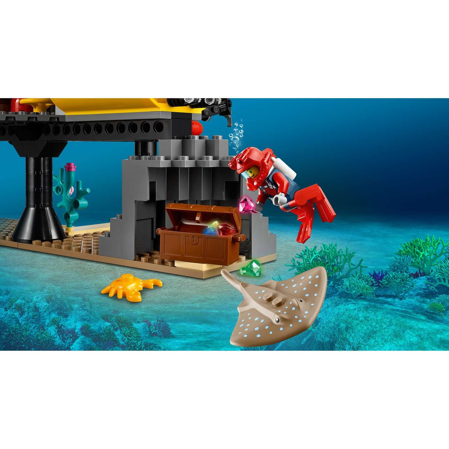 Конструктор LEGO City Исследовательская база блочный - фото 10