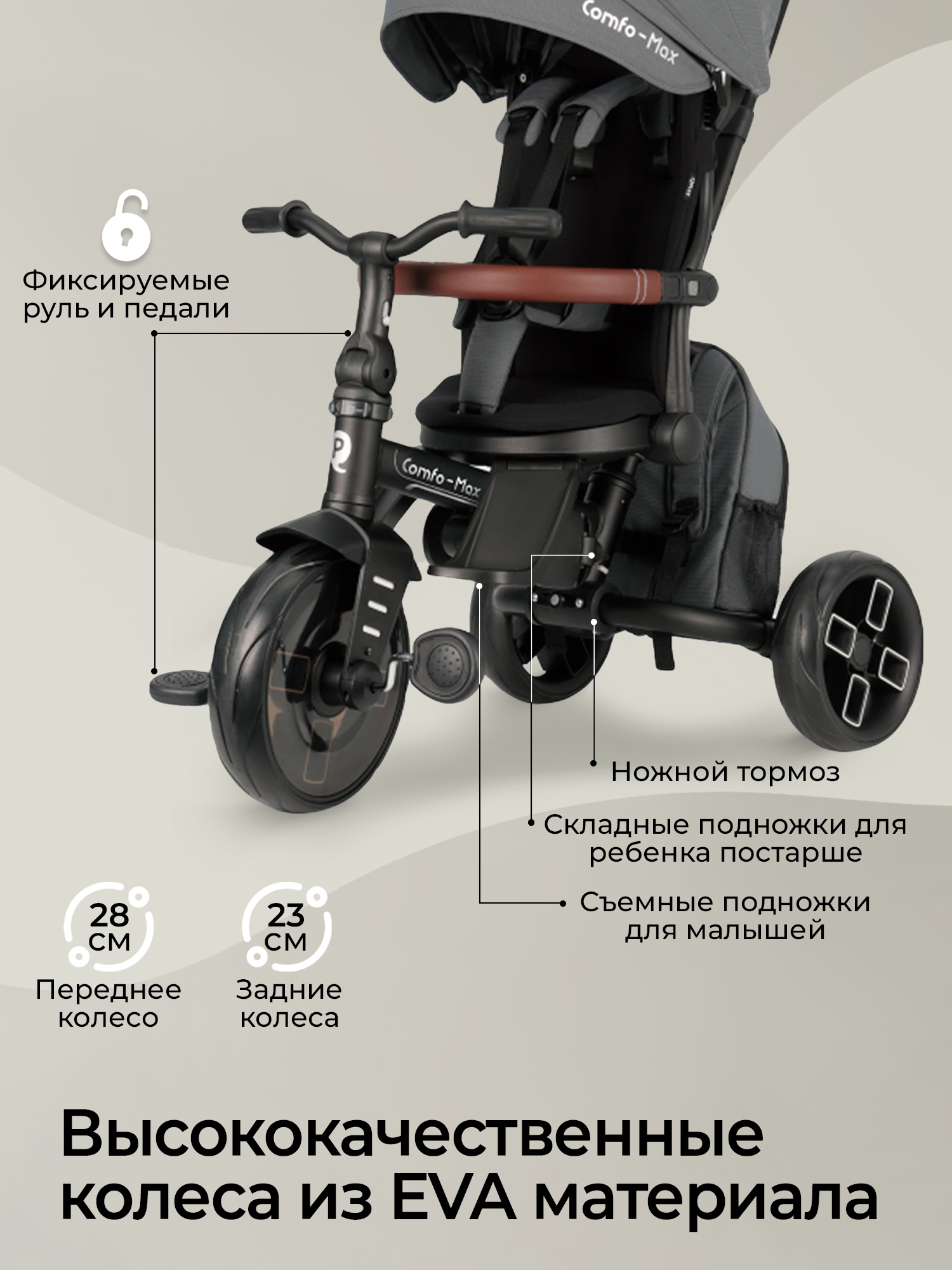 Трехколесный велосипед QPLAY - фото 6