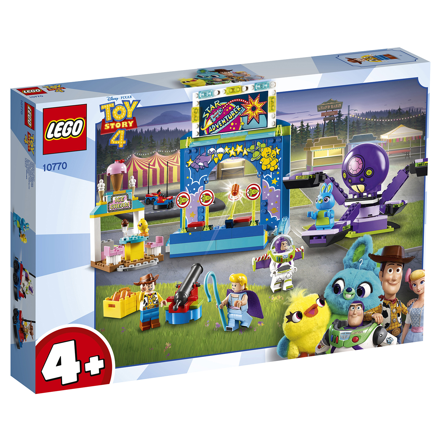 Конструктор LEGO 4+ Парк аттракционов Базза и Вуди 230 дет. - фото 2