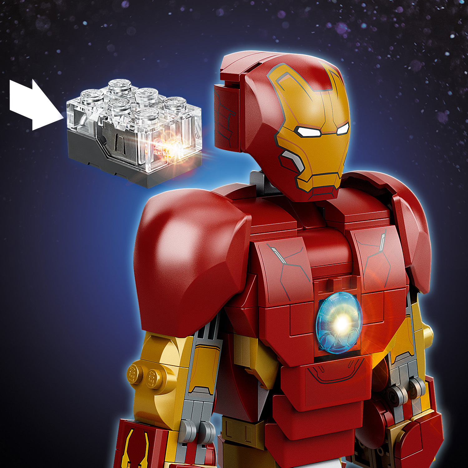 Конструктор LEGO Marvel Super Heroes Iron Man Figure - фото 6