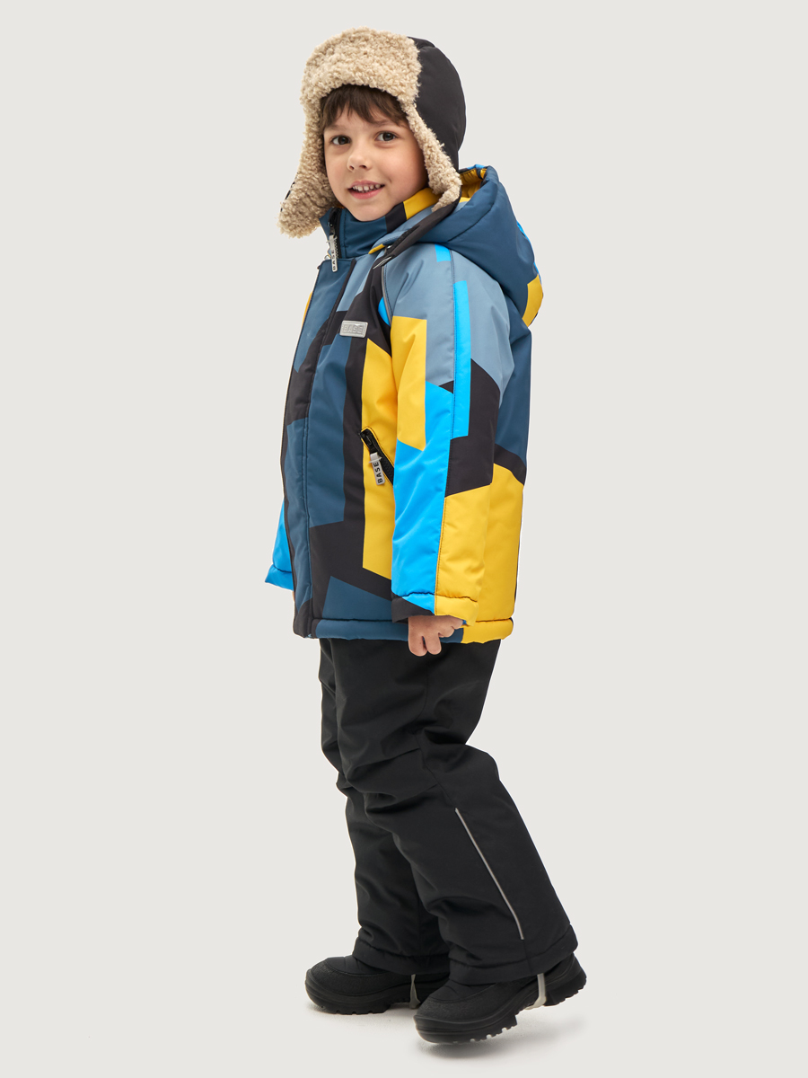 Куртка и полукомбинезон BASE by NIKASTYLE б7з10325 желтый/черный - фото 4